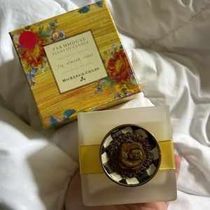 Mackenzie-Childs Farmhouse Scented Candle; fig, almond, cedar